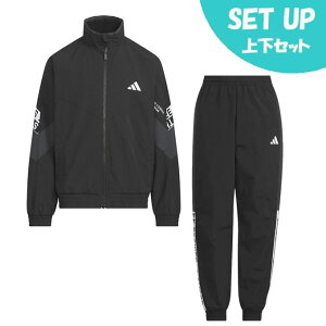 【全品対象最大10%OFFクーポン 10/24 20:00〜10/27 1:59】アディダス(adidas) ウインドブレーカー上下セット ジュニア WORD ウーブン ジャケット+パンツ DC094-KA3785+KE9582 CK265