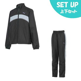 【6月10日限定！条件達成で最大6000ポイント還元！】プーマ(PUMA) ウインドブレーカー上下セット ジュニア G裏トリ+G裏トリ 689990+689991