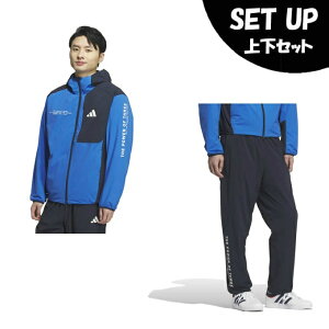 【全品対象最大10%OFFクーポン 10/24 20:00〜10/27 1:59】アディダス(adidas) ウインドブレーカー 上下セット メンズ アダプテーション フルジップ トラックトップ+パンツ KA1241 Z4786+JZ8752 CI358