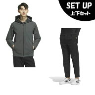 アディダス(adidas) ウインドブレーカー 上下セット メンズ Premium Sports Bonded Fleece Woven Hooded …