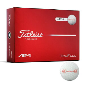 �^�C�g���X�g(Titleist) �S���t�{�[�� 1�_�[�X 12�� �g�D���[�t�B�[�� �G�C�� TRUFEEL A.I.M 2026