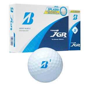 �u���a�X�g���S���t(BRIDGESTONE GOLF) �S���t�{�[�� 1�_�[�X 12�� TOUR B JGR SPLASH �z���C�g TOUR B JGR 2025 SPLASH�y�������K�i�z