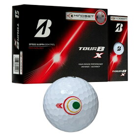 ブリヂストンゴルフ(BRIDGESTONE GOLF) ゴルフボール 1ダース 12個入 TOUR B X ホワイト マインドセット TOUR B X 2026 MINDSET【国内正規品】