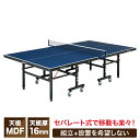 【エントリー&買い回りで最大10倍 4/16迄】 卓球台 国際規格サイズ セパレート式16mm 組立無し VQ530509I02 ビジョンクエスト VISION...