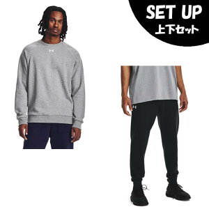 A_[A[}[(UNDER ARMOUR) X|[cEFA XEFbg ㉺Zbg Y UA Rival Fleece Crew+WK[pc 1379755-025+1379774-001