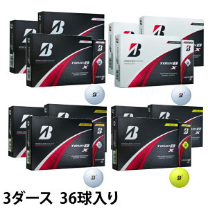 �u���a�X�g���S���t BRIDGESTONE GOLF �S���t�{�[�� 3�_�[�X 36�� TOUR B X 2024