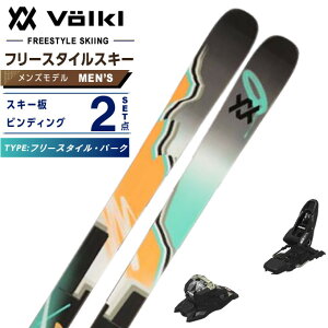 tHN Volkl XL[ t[X^CXL[ 2_Zbg Y V2410155000168 REVOLT 90 FLAT+SQUIRE 11 BK 100mm XL[+rfBO