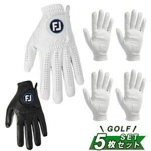 フットジョイ FootJoy ゴルフ 左手用グローブ 5枚セット メンズ ナノロック ツアー FGNT24