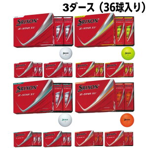 �X���N�\�� SRIXON �S���t�{�[�� 3�_�[�X 36�� �[�b�g�X�^�[ XV STAR XV 2025