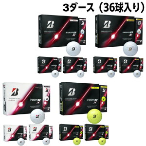 �u���a�X�g���S���t(BRIDGESTONE GOLF) �S���t�{�[�� 3�_�[�X 36�� �c�A�[ BX TOUR B X 2026 �y�������K�i�z�y2026�N���f���z