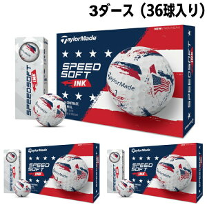 �e�[���[���C�h(TaylorMade) �S���t�{�[�� 3�_�[�X 36�� �X�s�[�h�\�t�g �C���N USA SpeedSoft INK 2026 �y�������K�i�z�y2026�N���f���z