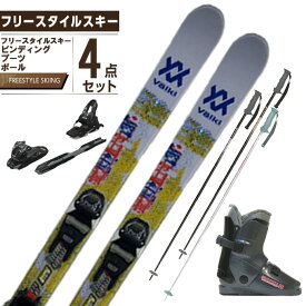 フォルクル Volkl スキー板 フリースタイルスキー 4点セット メンズ REVOLT 81 DEMO2+FDT TP10+35ES+EAGLE スキー板+ビンディング+ブーツ+ポール
