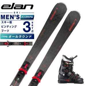 �G���� ELAN �X�L�[�� �I�[�����E���h 3�_�Z�b�g �����Y WINGMAN 76 C POWER SHIFT + EL 10.0 GW SHIFT BLK/RED+REX A5 �X�L�[��+�r���f�B���O+�u�[�c