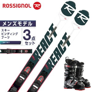 ロシニョール ROSSIGNOL スキー板 オールラウンド 3点セット メンズ REACT 4 SPORT CA +XPRESS11GW+SPEEDMACHINE 100 スキー板+ビンディング+ブーツ