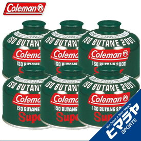 コールマン ガスカートリッジ 純正イソブタンガスTタイプ230g 6個セット 5103A200T Coleman