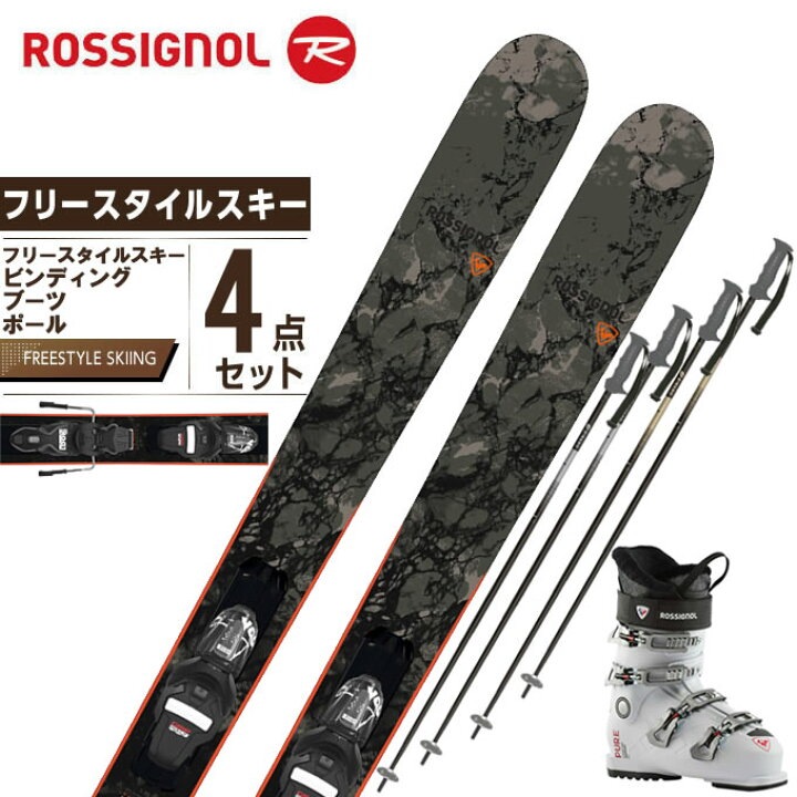 楽天市場 ロシニョール Rossignol スキー板 フリースタイルスキー 4点セット レディース Blackops Smasher Pure Comfort スキー板 ビンディング ブーツ ポール ヒマラヤ楽天市場店