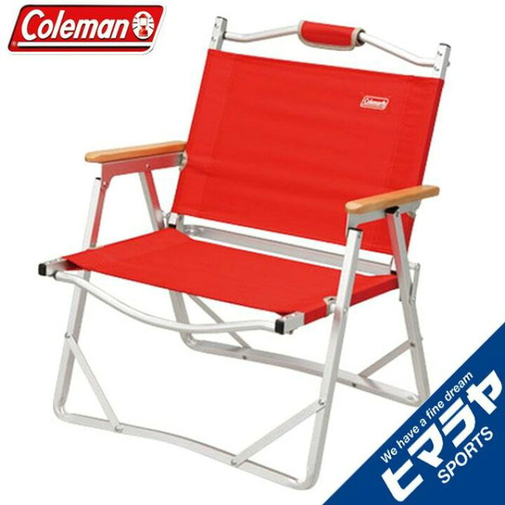 楽天市場 コールマン アウトドアチェア コンパクトフォールディングチェア レッド 170 7670 Coleman ヒマラヤ楽天市場店