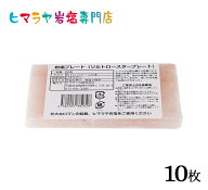 【送料無料】岩塩プレート（ソルトロースタープレート）約130mm×70mm×10mm〜15mm 10枚