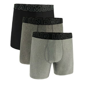 A_[A[}[ {NT[pc Y Mens UA Perf Tech 6in 3pk 1387414-035 UNDER ARMOUR od