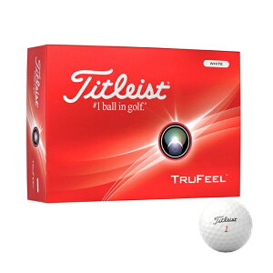 ^CgXg(Titleist) gD[tB[ TRUFEEL 2024 St{[ 1_[X 12 WHITE od