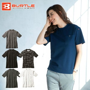 バートル ワークウェア 作業着 メンズ レディース フォーマル Tシャツ 作業服 657 BURTLE ‥ od