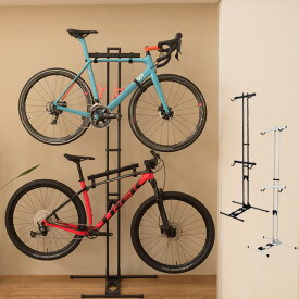 【あす楽】 自転車 スタンド 室内スタンド 自立型2台置きサイクルラック iWA A01TW スポーツバイク 2台 3台 おしゃれ od ‥