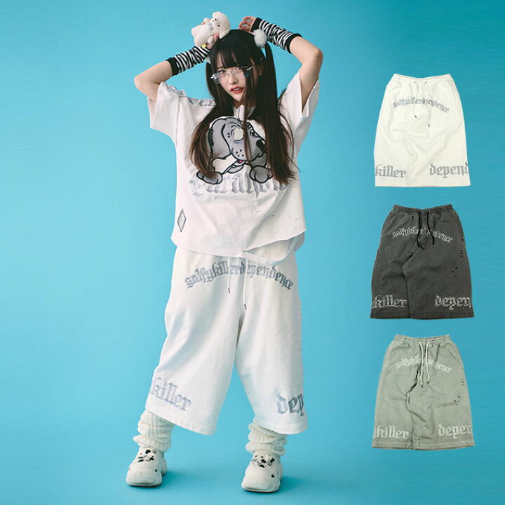 楽天市場】ガルフィー レディース ハーフパンツ 病みに染まりし 