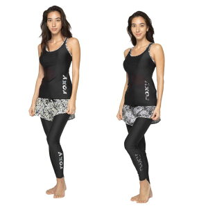 ロキシー ROXY フィットネス水着 セパレート レディース 水陸両用 HERE I COME フィットネル水着 RSW244500