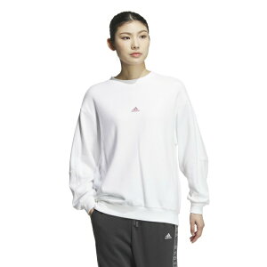 AfB_X XEFbgg[i[ fB[X WORDING LOOSE FIT FRENCHTERRY CREW SWEATSHIRT JG8174 KTX50 adidas