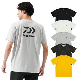 【メール便送料無料】 ダイワ ショートスリーブ バックプリントTシャツ ウェア DE-8325 速乾 釣り アウトドアDAIWA‥
