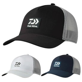 ダイワ ボックスロゴキャップ BOX LOGO CAP 釣り 帽子 撥水 通気穴 ツバ裏ブラック 春夏 DC-9024 od ‥