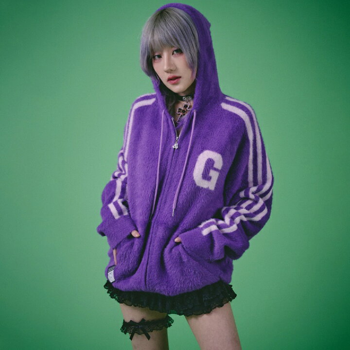 楽天市場】ガルフィー メンズ レディース ニットパーカー もけもけG 