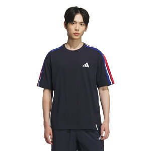 【メール便送料無料】アディダス Tシャツ 半袖 メンズ エッセンシャルズ プラス ルーズフィット スリーストライプス 半袖Tシャツ ESS+ 3S Tシャツ JUP90-JW6949 adidas