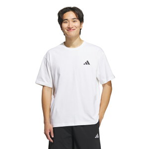アディダス Tシャツ 半袖 メンズ エッセンシャルズ プラス ルーズフィット スモールロゴ 半袖Tシャツ ESS+ SL Tシャツ JUP94-JW6967 adidas