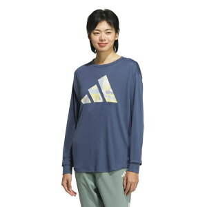 【メール便送料無料】アディダス Tシャツ 長袖 レディース 長袖 グラフィックTシャツ JP0016 KQD85 adidas