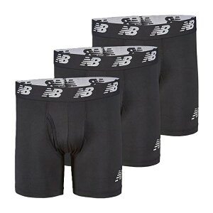 y[֑zj[oX(new balance) {NT[pc Premium 6 Inch Boxer Brief with Fly 3 Pack LAU13001-BKK od