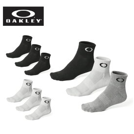 オークリー OAKLEY3足組ソックス メンズ3P SOCK93238JP run