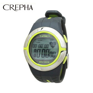 【期間限定クーポン配布中!10/24 20:00〜11/1 23:59】クレファー ランニング 腕時計 メンズ レディース T-SPORTS 心拍 TS-D028-GN CREPHA run