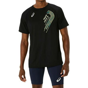 y[֑zAVbNX  EFA TVc Y TRACK GRAPHIC SHORT SLEEVE TOP 2091A749-001 asics