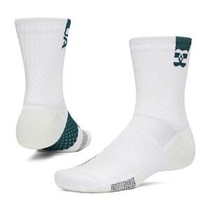 �A���_�[�A�[�}�[ �o�X�P�b�g�{�[�� �\�b�N�X �����Y UA ARMOURDRY PLAYMAKER MID-CREW SOCKS 1376229-101 UNDER ARMOUR sc