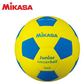 ミカサ MIKASA サッカーボール 3号 ジュニア スマイルサッカーボール3号軽量 150g SF3J-YBL sw