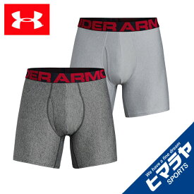 アンダーアーマー ボクサーパンツ メンズ UAテック 6インチ 2枚セット トレーニング 1358556-011 UNDER ARMOUR sw