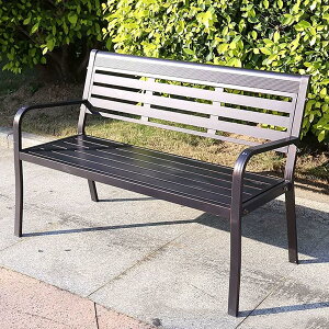 ガーデンチェア ガーデンベンチ ガーデンベンチ 屋外 ローズガーデンベンチ 屋外アルミガーデンベンチ、パティオポーチチェア家具、背もたれとアームレスト付き、全天候型パークベンチ