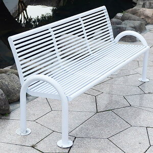 【特定商品!時間限定!ポイント3倍】屋外ガーデンベンチ パティオパークベンチ 3人用パティオベンチ 880ポンド 鋳鉄スチールフレーム 屋外ベンチ 背もたれとアームレスト付き 耐候性 防錆