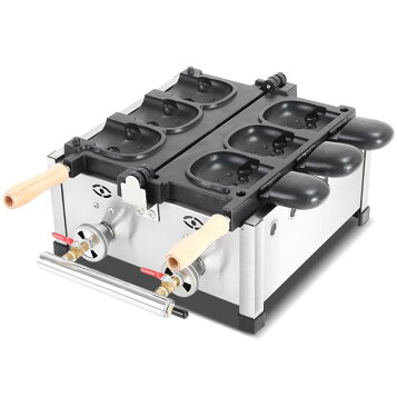 楽天市場】たい焼き器 ガス台 回転式 EGT3-18（3連18穴）LP（プロパン 