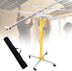 3in1乾式壁リフト ボードリフター 高さ調節可能安定性と耐久性 金属素材製 安定した昇降 ボードリフト ドライウォールリフトウォールリフト 石膏ボードリフト 調節可能な伸縮アーム 組み立