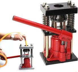 手動油圧パイプ圧着機 手動プレス6角/8角圧着 加締め機 裸圧着ペンチ 圧着ペンチ 口径8mm～20mm対応圧力パイプ圧着装置農業用スプレーポンプ高圧ホース油圧ツール 6歯（口径8~16mm）