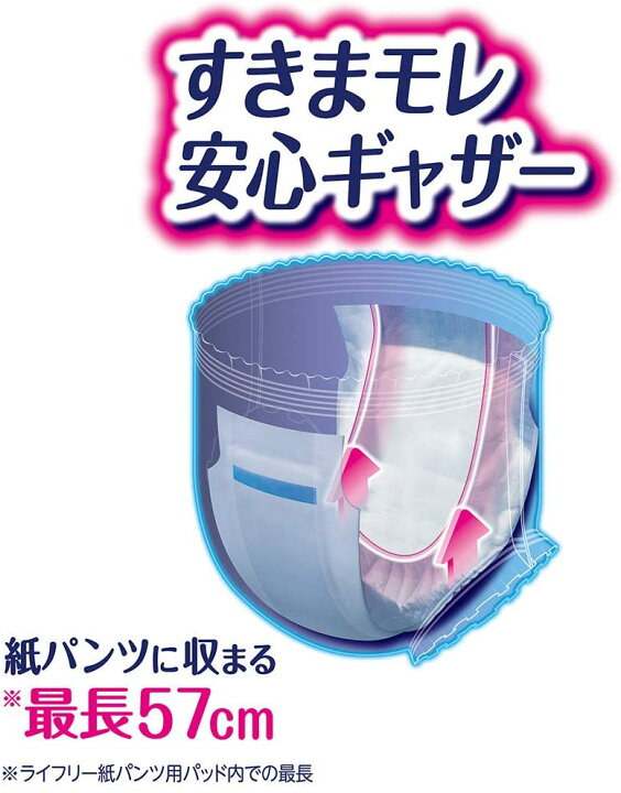 楽天市場】6回吸収 【速配】 大人用紙おむつ ライフリー ズレずに安心 