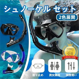 【23:59迄P5倍+最大1000円OFF！】【楽天1位】シュノーケルセット マスク 水中メガネ 曇り止め 水漏れ防止 クリア視界 メッシュバッグ付き マスク＆スノーケル 食品級シリコン 男女兼用 海?プール?夏レジャー用 高密着フィット