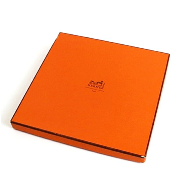楽天市場】エルメス 空箱 ボックス オレンジ 24×24×2センチ 中古 AB  
